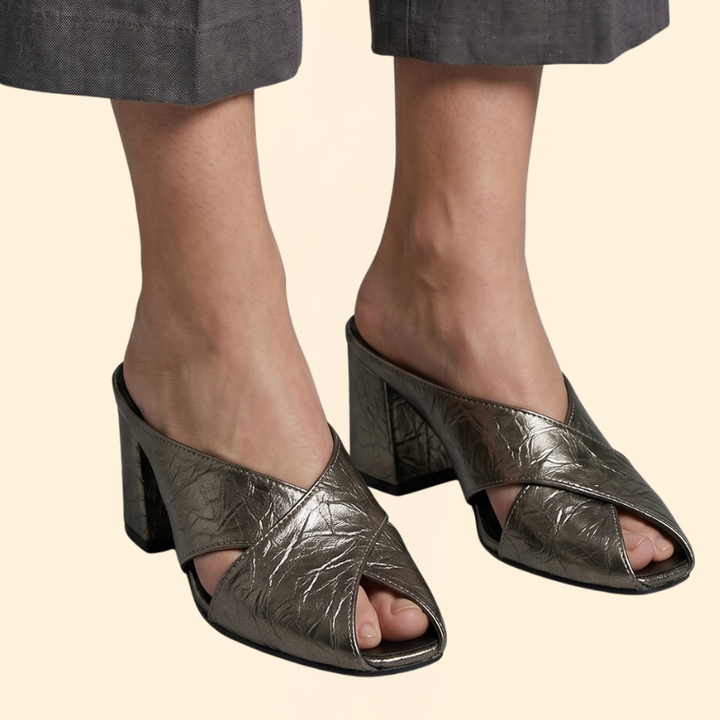 Women’s Strappy Mule with Heels