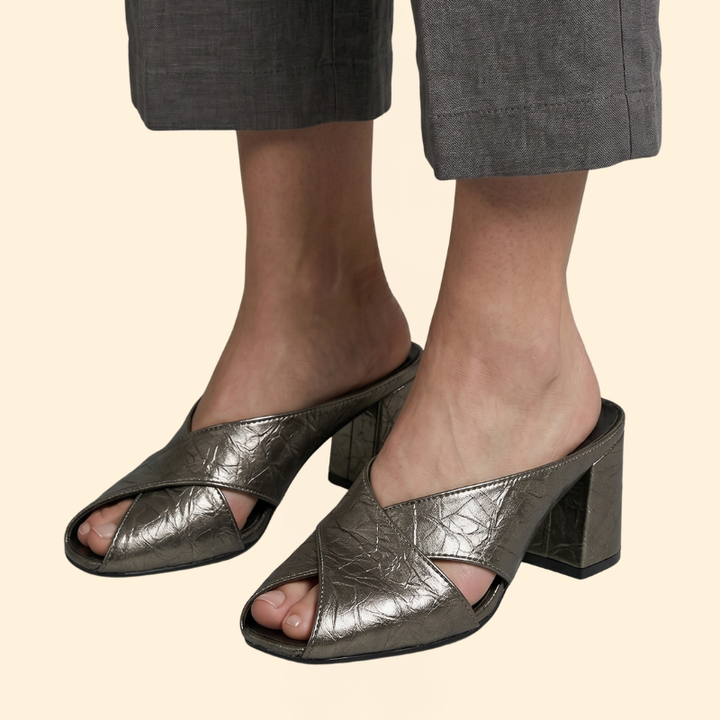 Women’s Strappy Mule with Heels