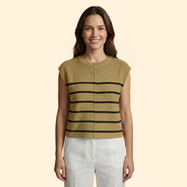Women’s Knit Top with Crew Neckline