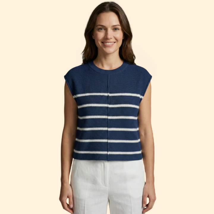 Women’s Knit Top with Crew Neckline