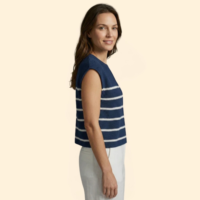 Women’s Knit Top with Crew Neckline