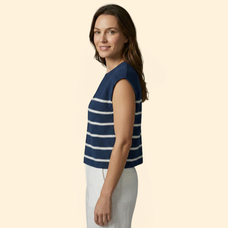 Women’s Knit Top with Crew Neckline