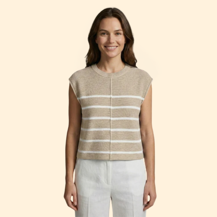 Women’s Knit Top with Crew Neckline