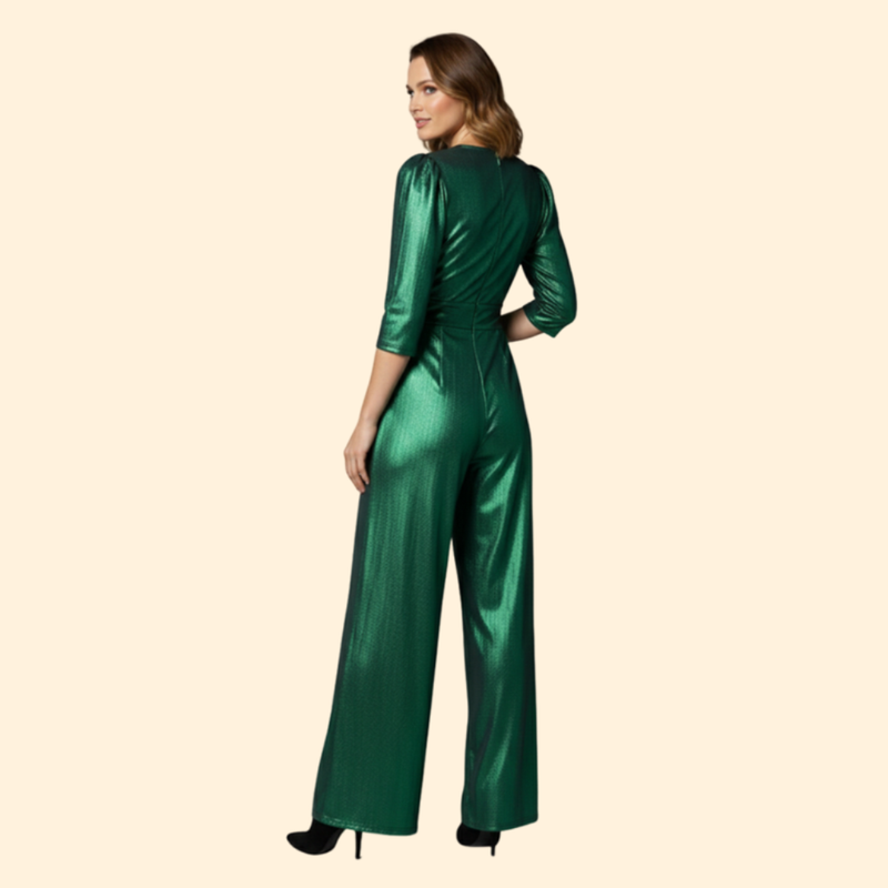 Women’s Elegant Jumpsuit with Wide Leg Pants