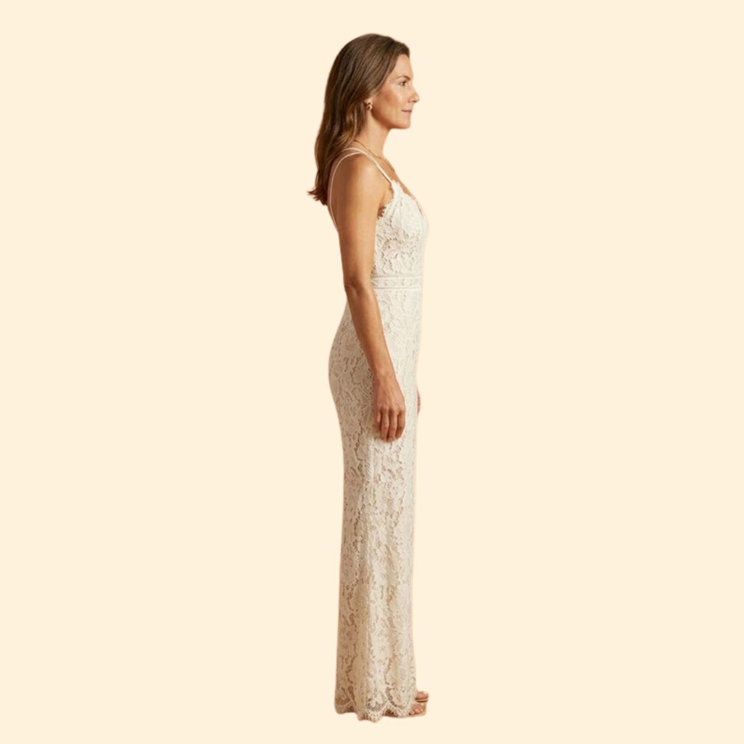 Women’s Stylish Jumpsuit with Lace Back Detail