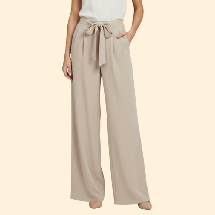 Women’s Loose Fit Pants with Front Pleats