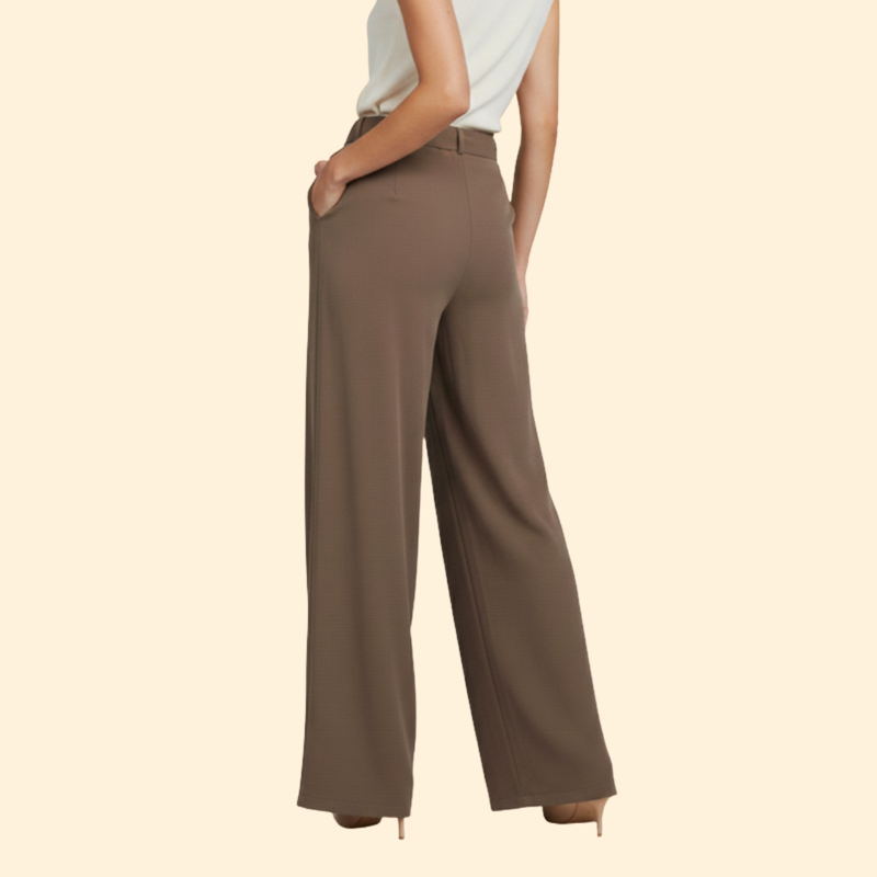Women’s Loose Fit Pants with Front Pleats