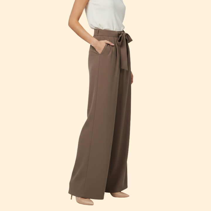 Women’s Loose Fit Pants with Front Pleats