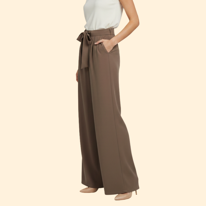 Women’s Loose Fit Pants with Front Pleats