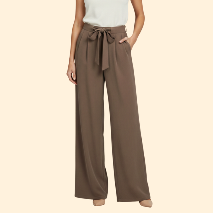 Women’s Loose Fit Pants with Front Pleats