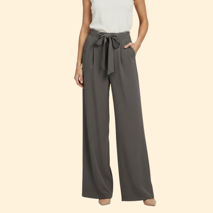 Women’s Loose Fit Pants with Front Pleats