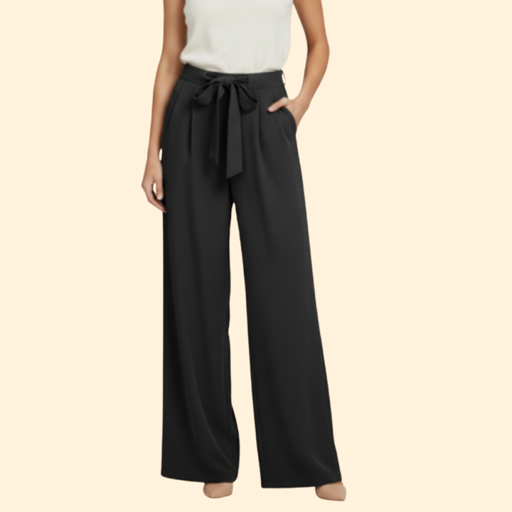 Women’s Loose Fit Pants with Front Pleats