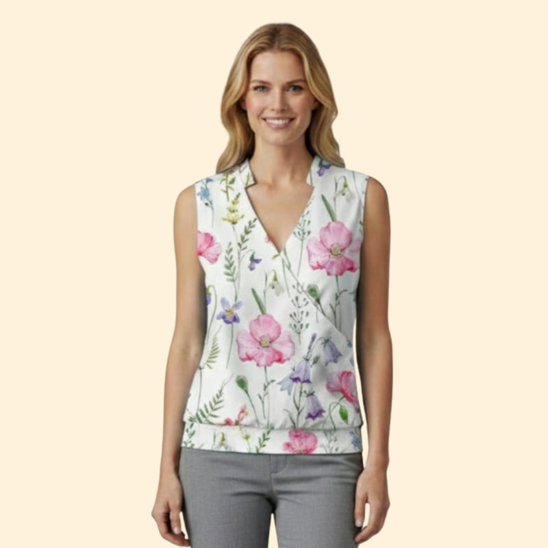 Women's Stylish V-Neck Casual Blouse