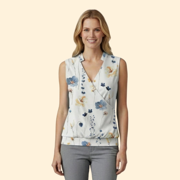 Women's Stylish V-Neck Casual Blouse