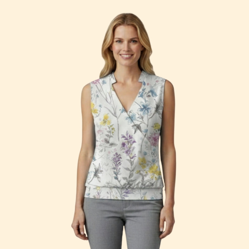 Women's Stylish V-Neck Casual Blouse