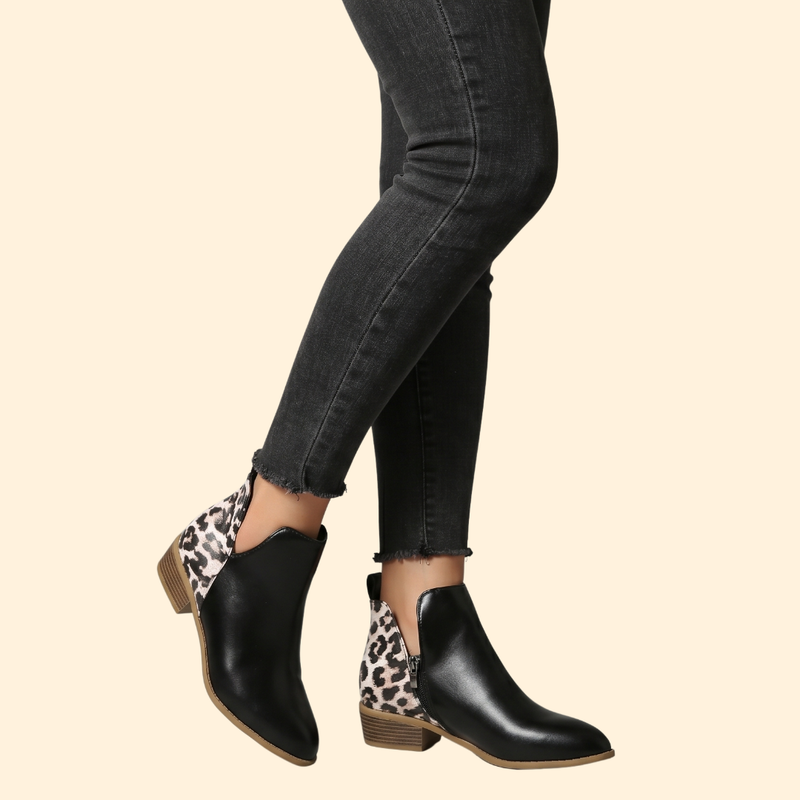 Women’s Suede Boots with Zipper