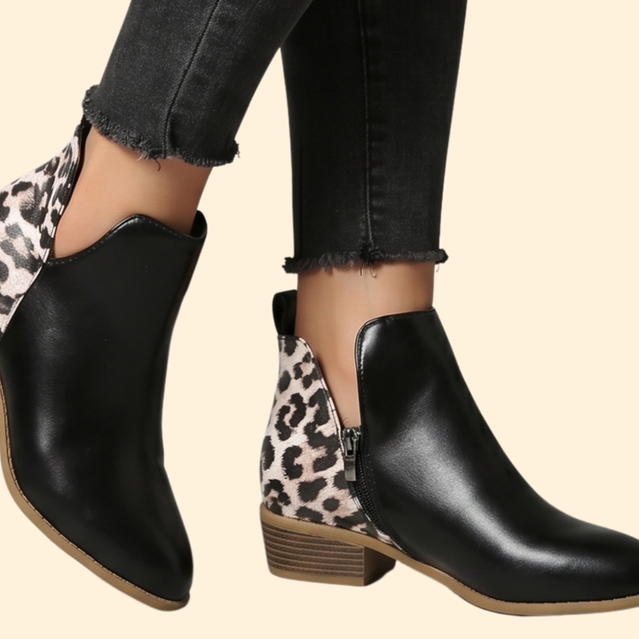 Women’s Suede Boots with Zipper