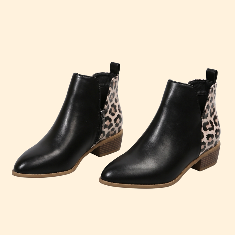 Women’s Suede Boots with Zipper