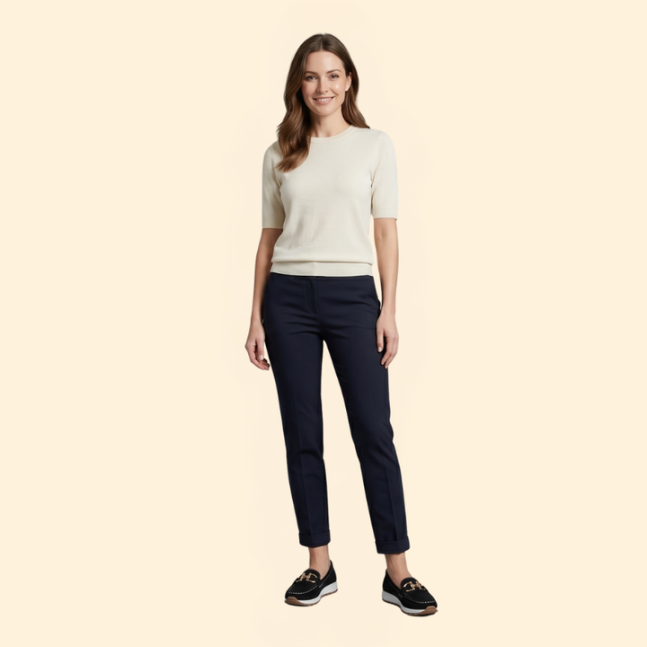 Women's Suede Loafers with Buckle