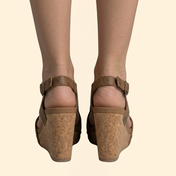 Women's Suede Wedge Sandals