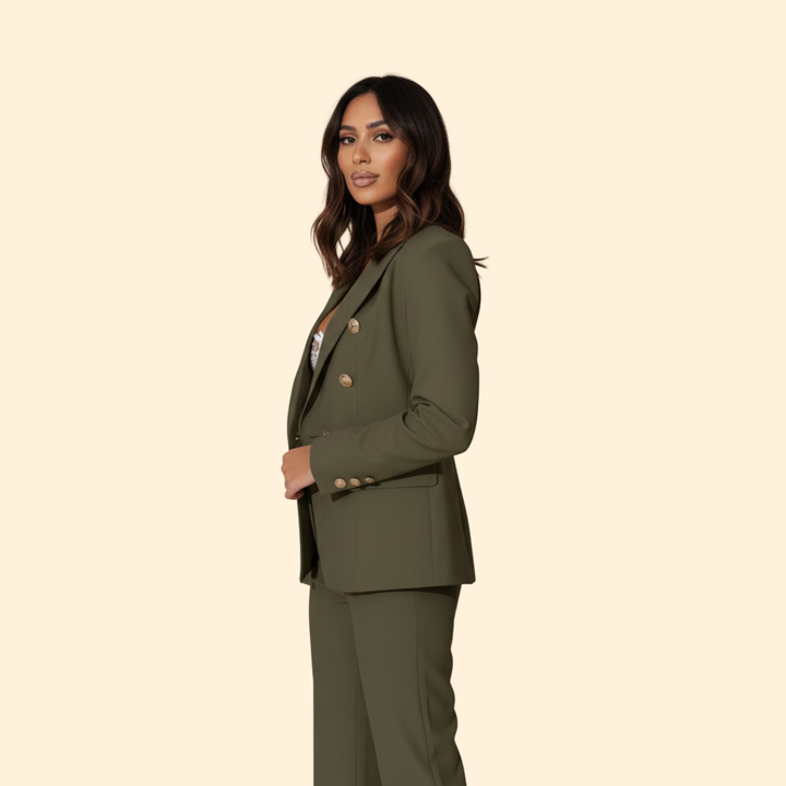 Women’s Suit Set with Tailored Blazer