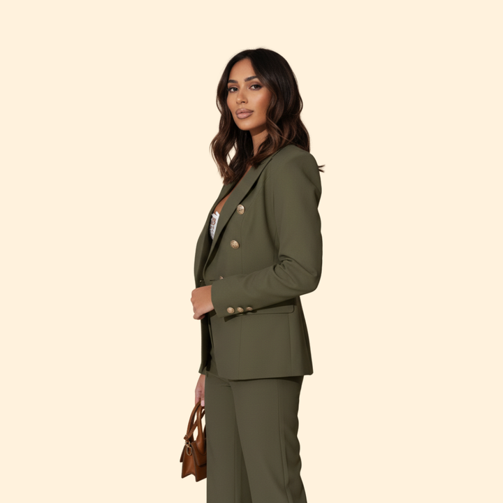 Women’s Suit Set with Tailored Blazer
