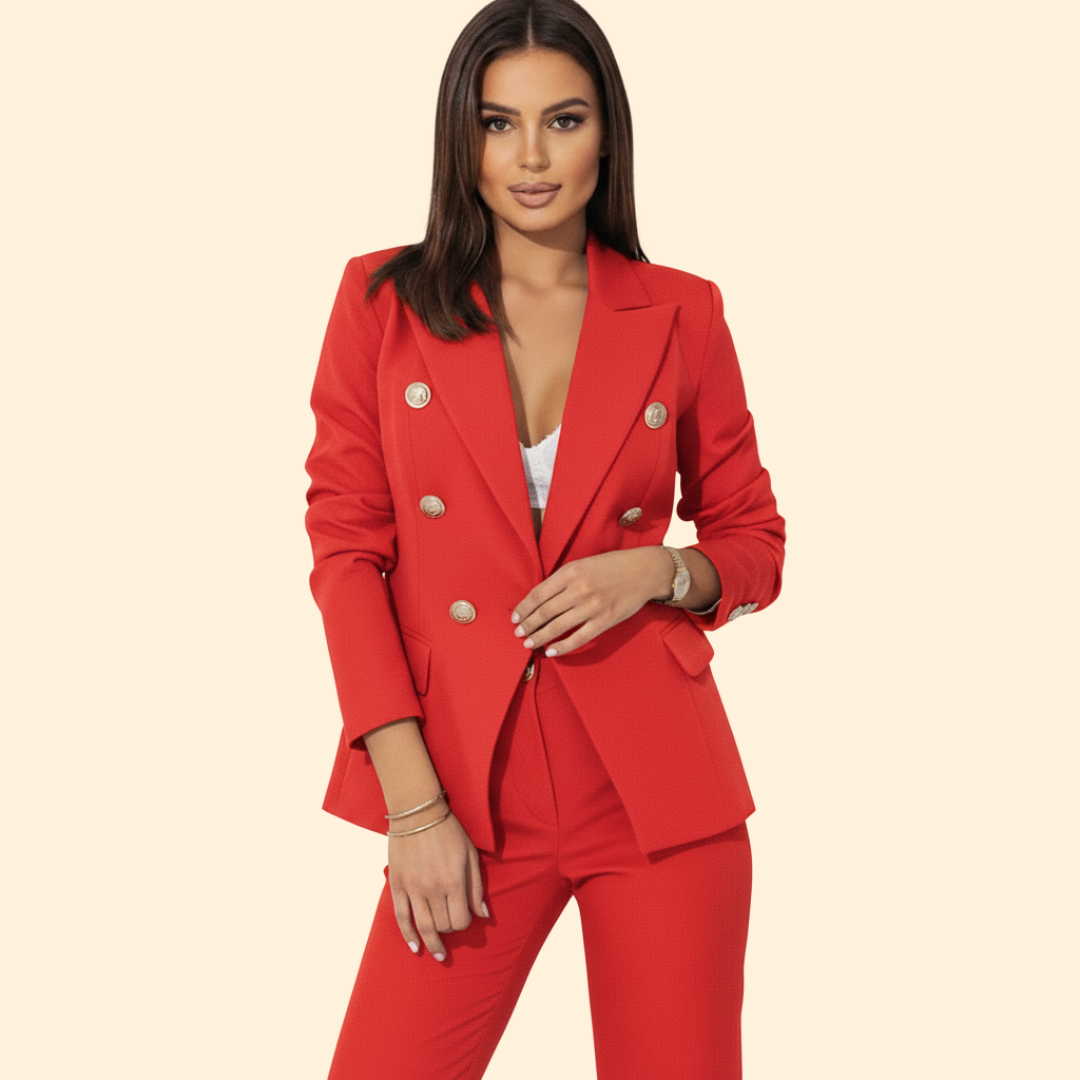 Women’s Suit Set with Tailored Blazer