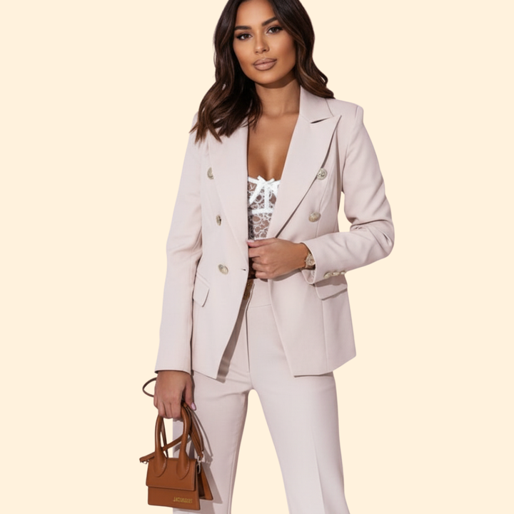 Women’s Suit Set with Tailored Blazer