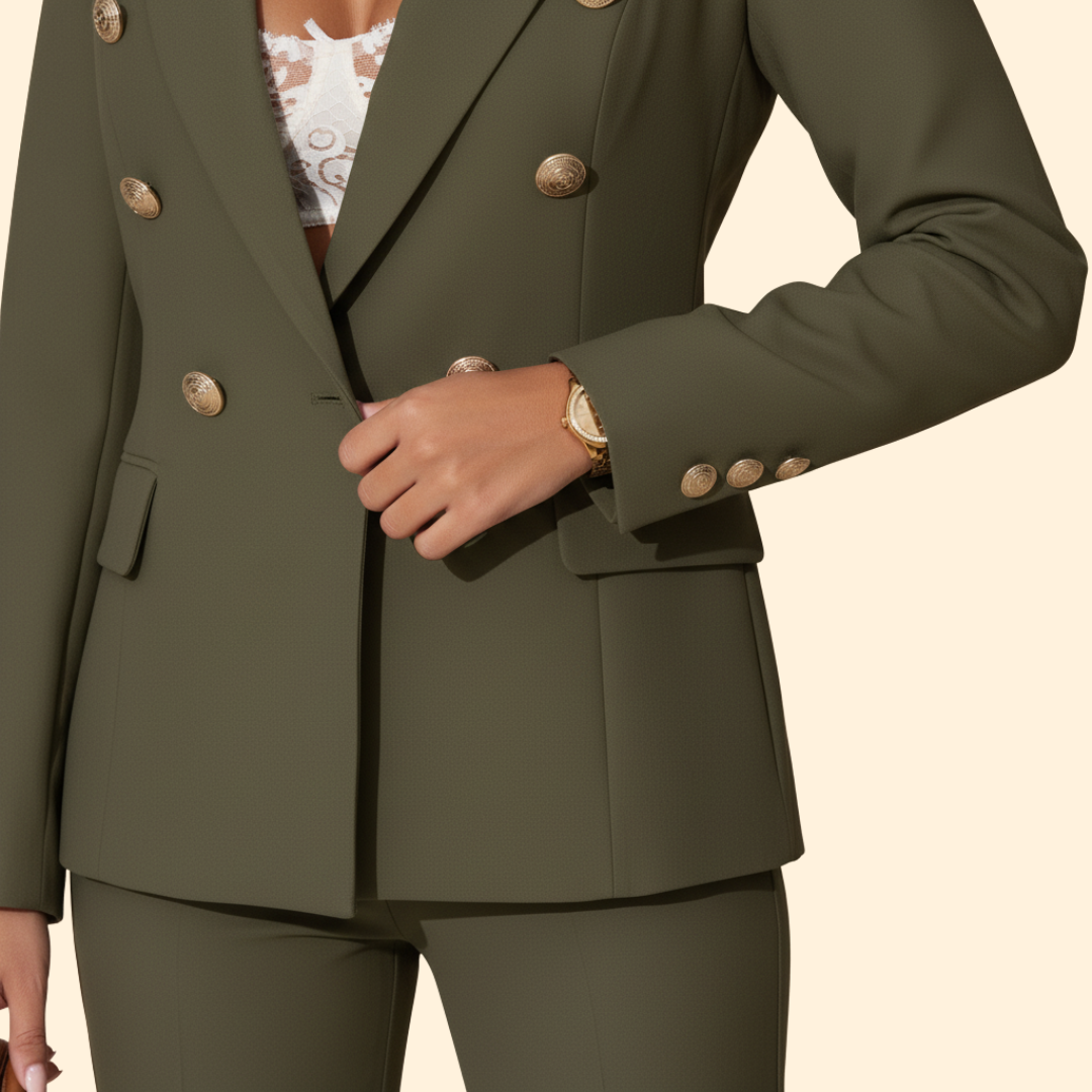 Women’s Suit Set with Tailored Blazer