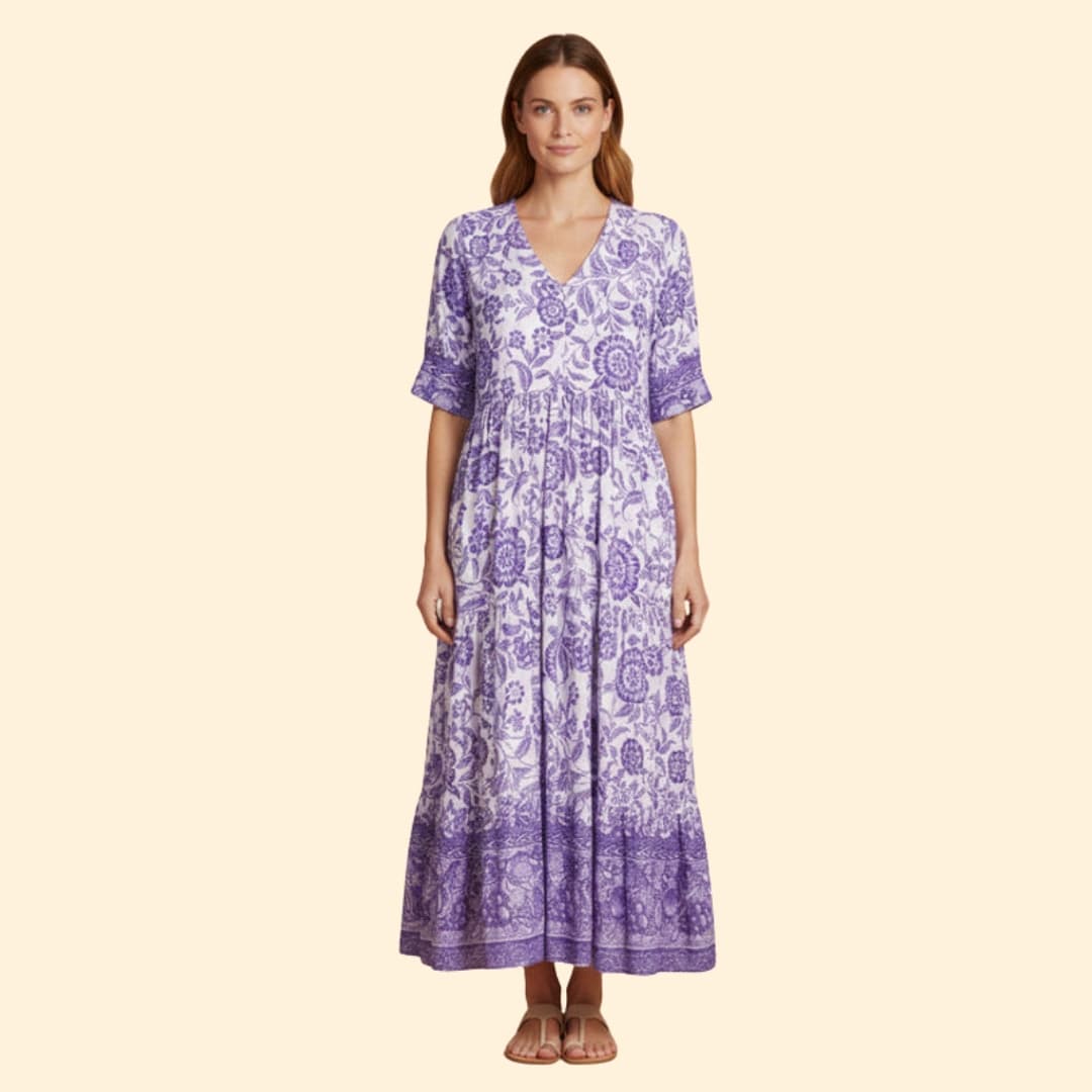 Women's Summer Dress Floral Design