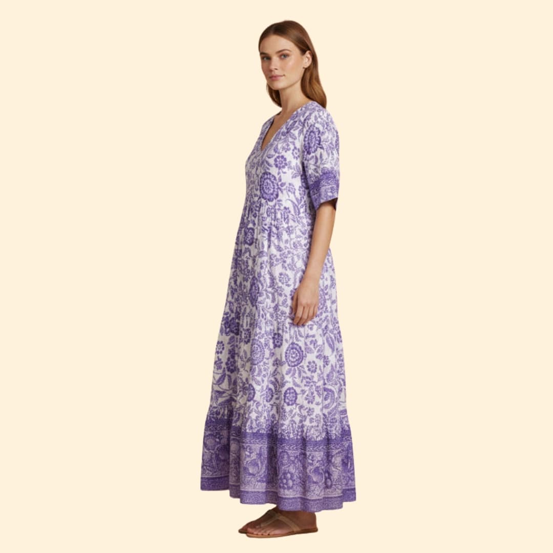 Women's Summer Dress Floral Design