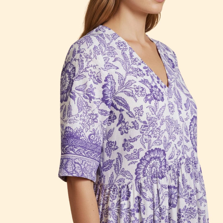 Women's Summer Dress Floral Design