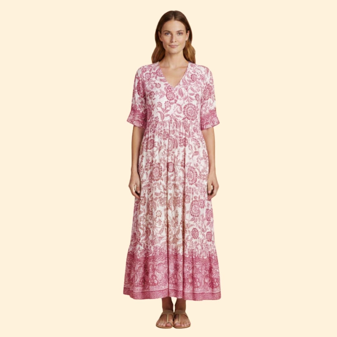 Women's Summer Dress Floral Design