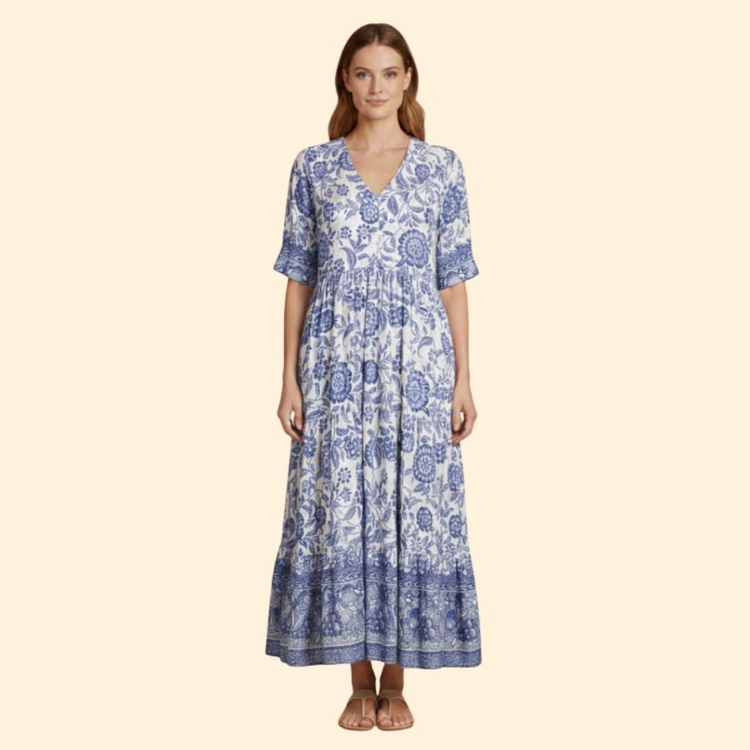 Women's Summer Dress Floral Design