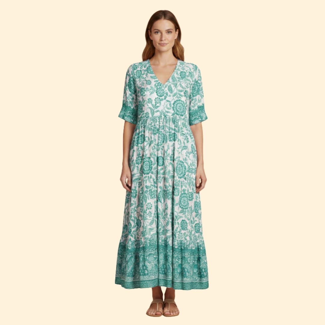 Women's Summer Dress Floral Design