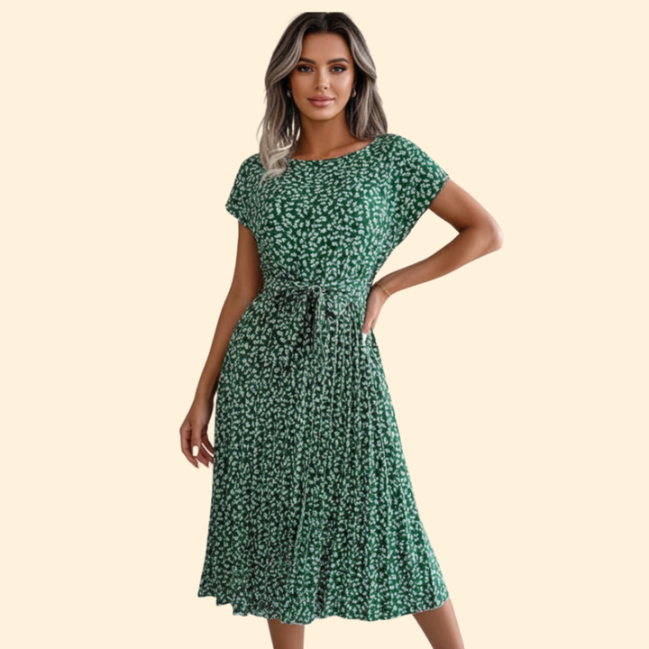 Women’s Summer Dress with Tied Waist