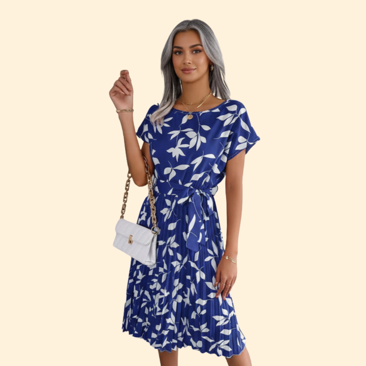 Women’s Summer Dress with Tied Waist