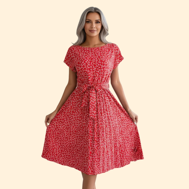 Women’s Summer Dress with Tied Waist