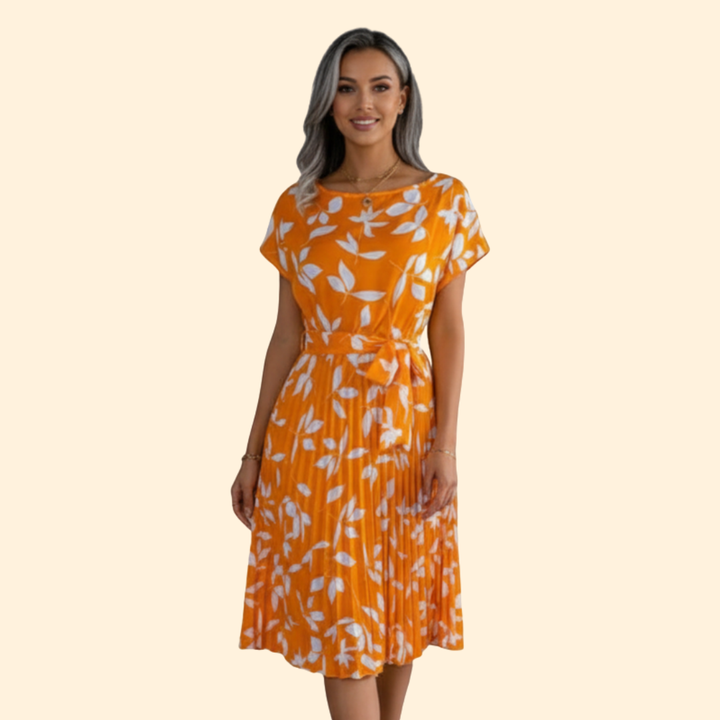 Women’s Summer Dress with Tied Waist