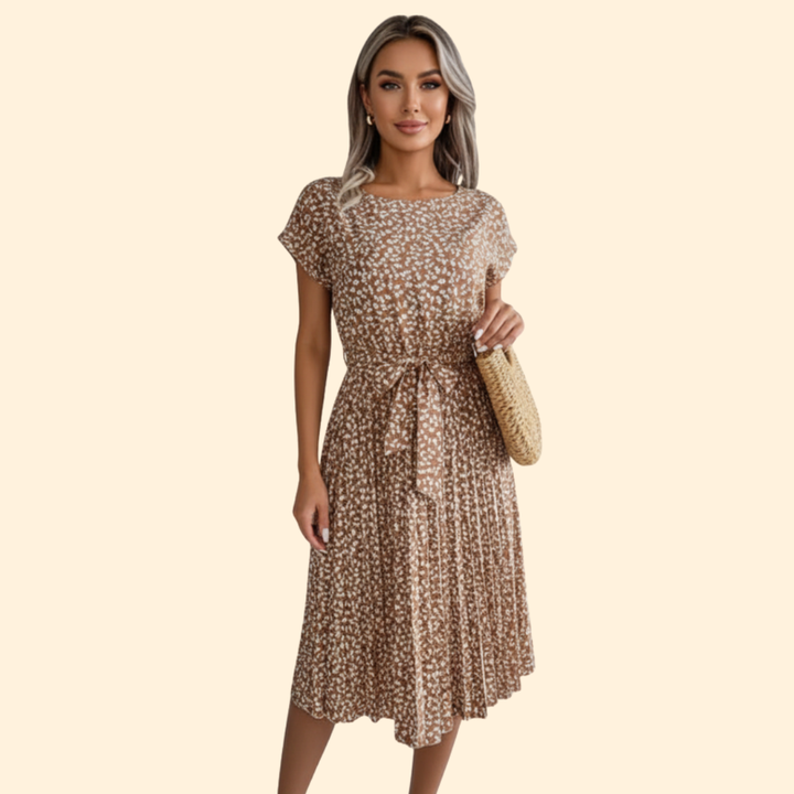 Women’s Summer Dress with Tied Waist