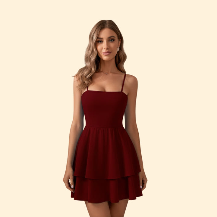 Women’s Summer Dress with Tiered Skirt
