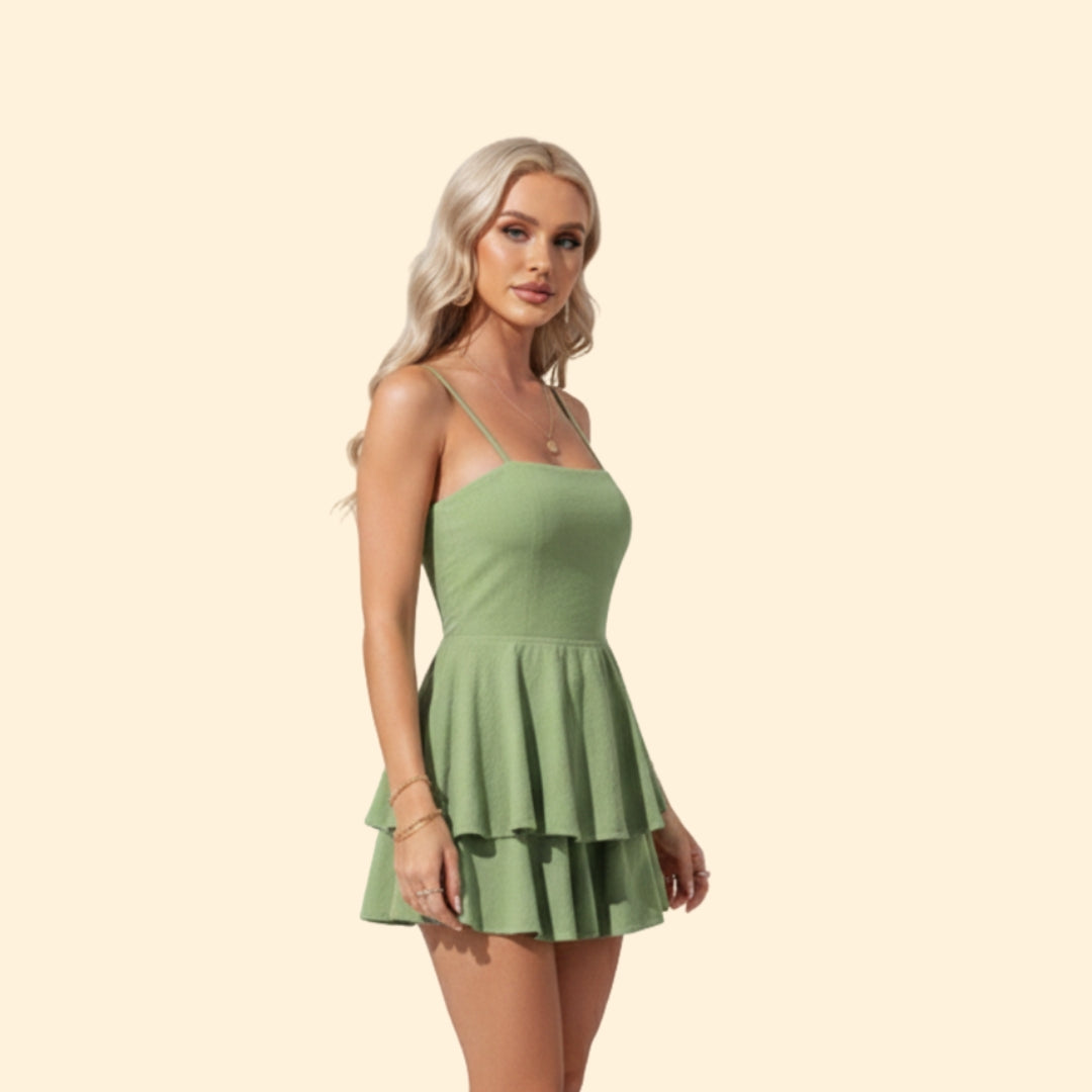 Women’s Summer Dress with Tiered Skirt