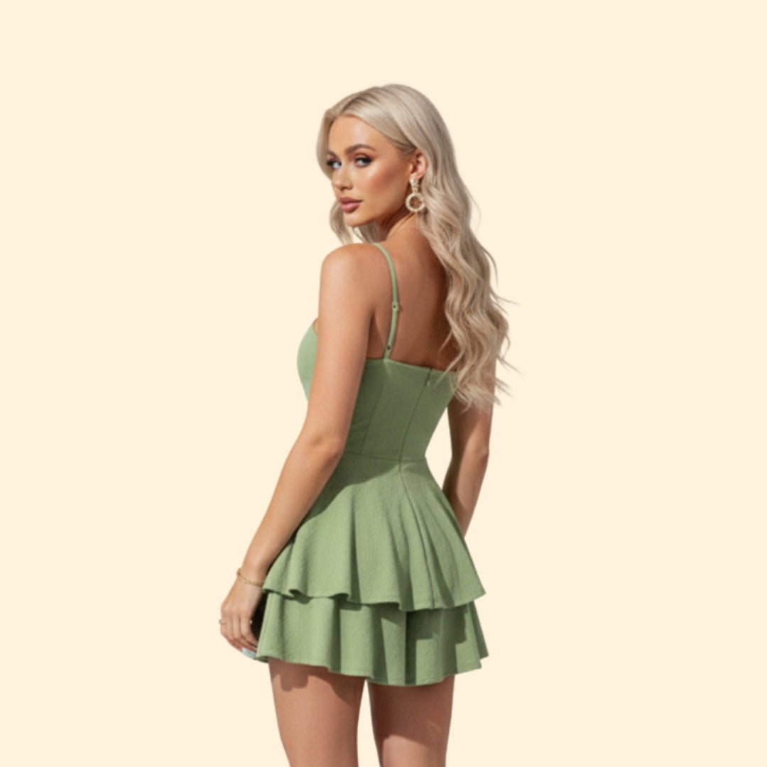 Women’s Summer Dress with Tiered Skirt