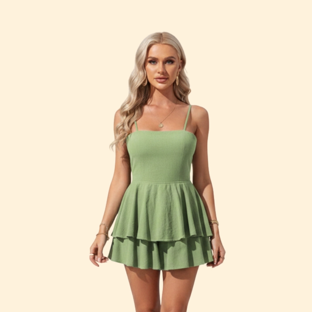 Women’s Summer Dress with Tiered Skirt