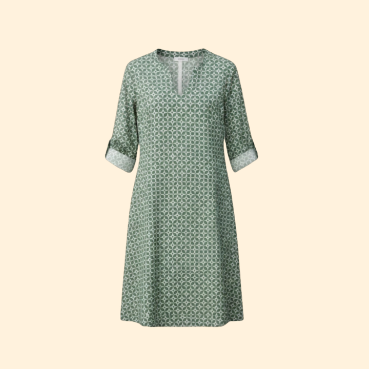 Women’s Summer Dress with V-Neck Design