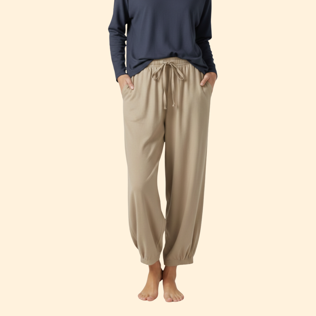Women’s Summer Pants with Elastic Waistband
