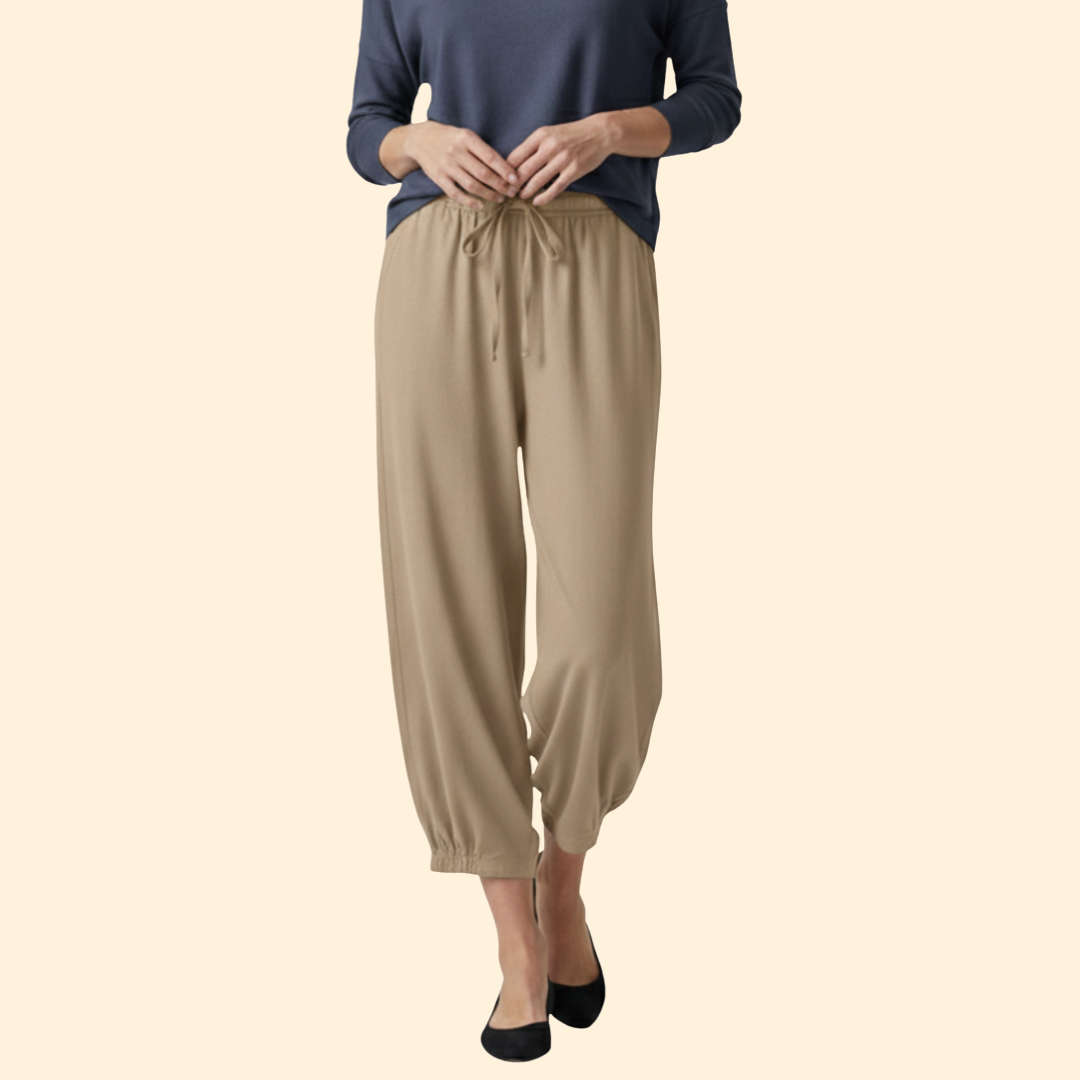 Women’s Summer Pants with Elastic Waistband