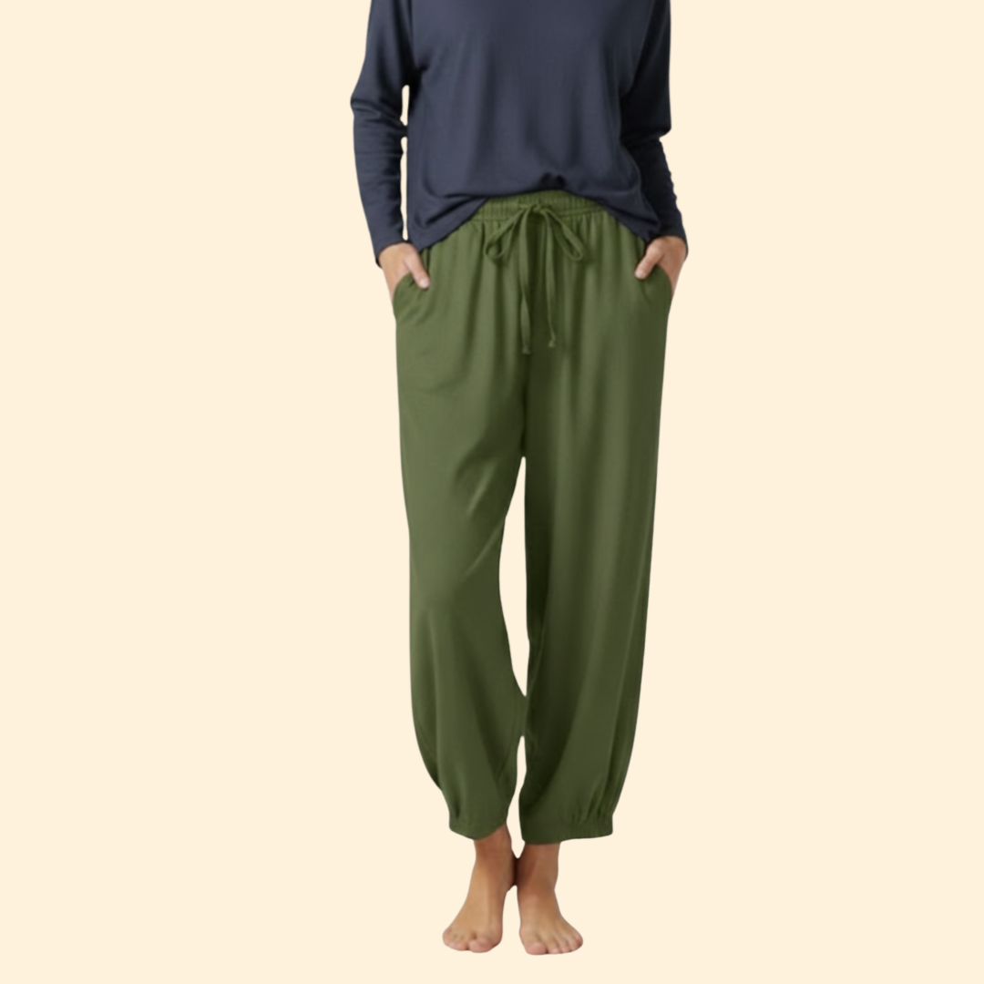 Women’s Summer Pants with Elastic Waistband