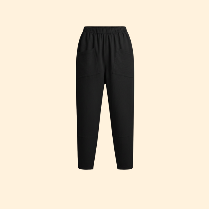 Women’s Summer Pants with Stretch Waistband