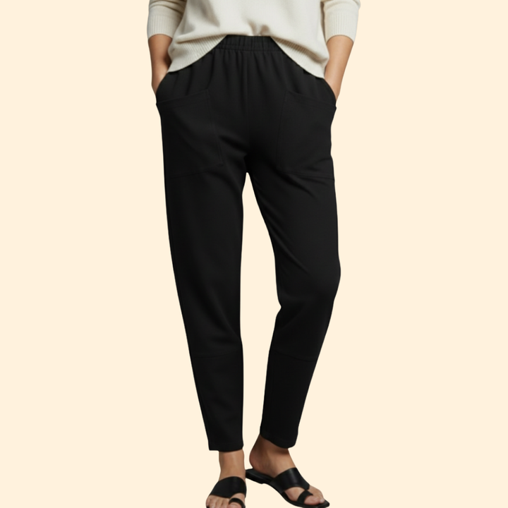Women’s Summer Pants with Stretch Waistband